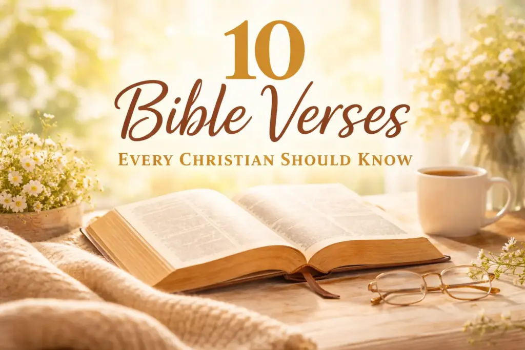 10 Bible verses every christian should know