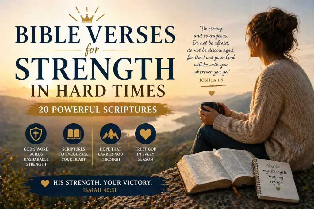 Bible Verses for Strength in Hard Times - 20 Powerful Scriptures-readygotools