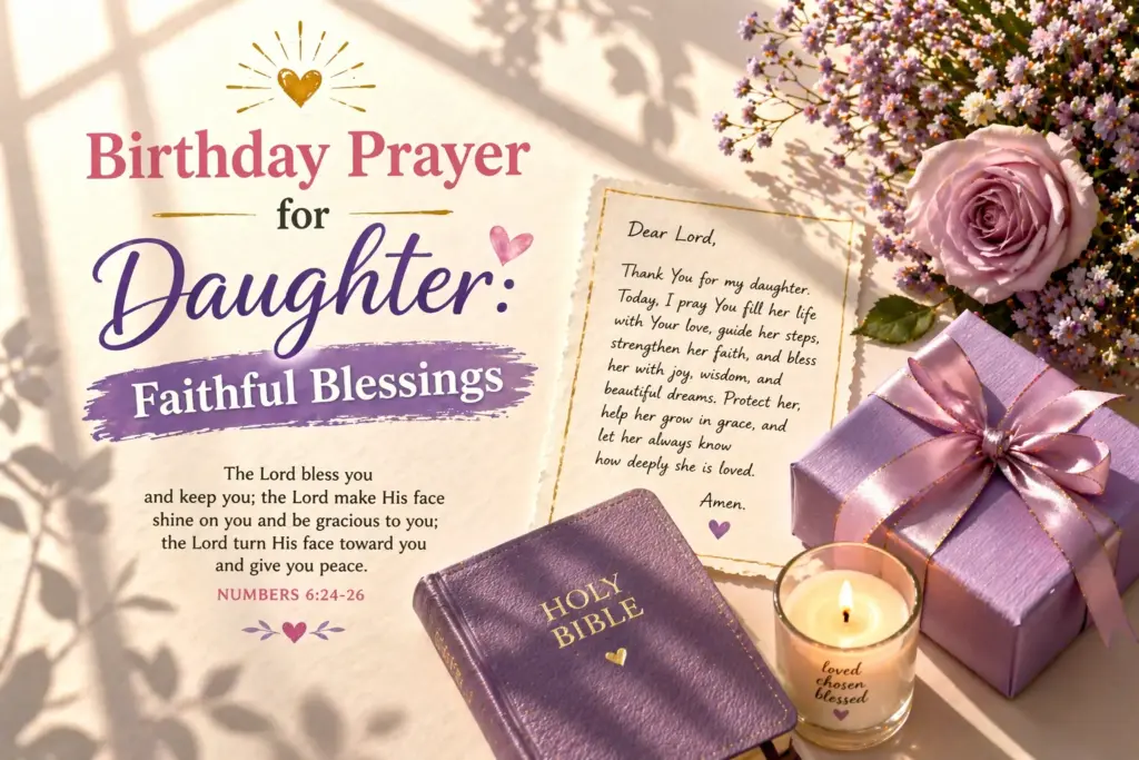 Birthday Prayer for Daughter: Faithful Blessings