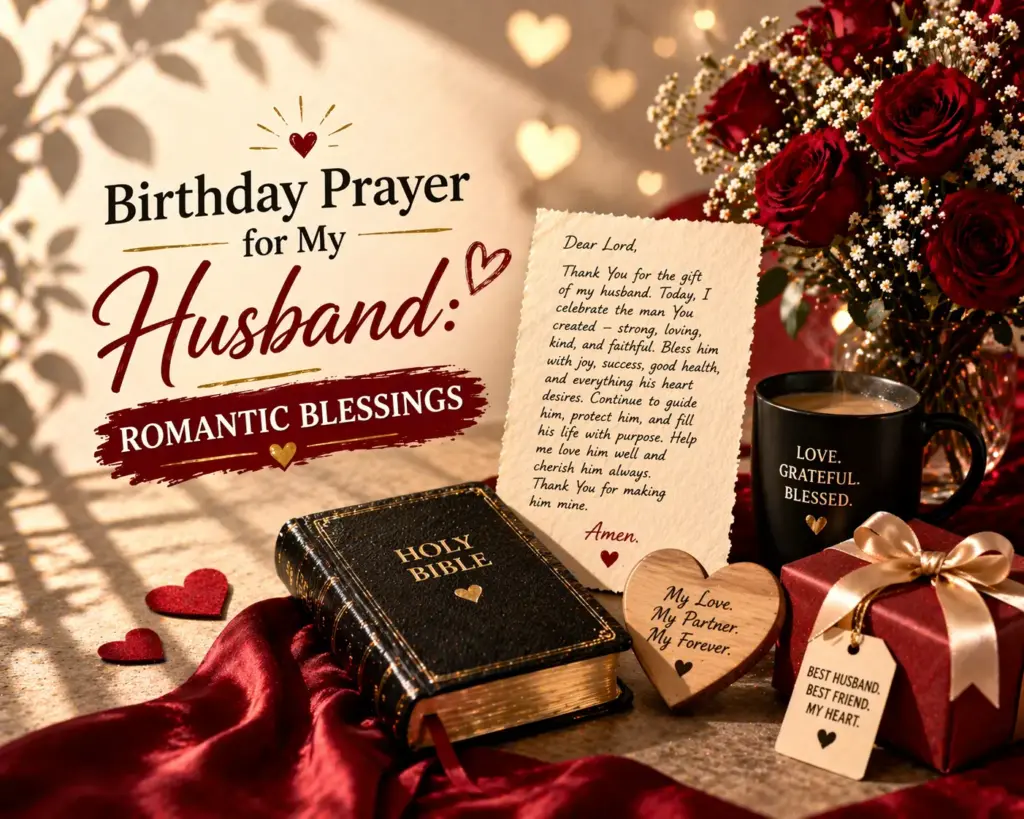Birthday Prayer for My Husband: Romantic Blessings