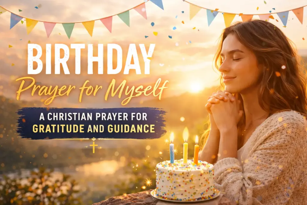 Birthday Prayer for Myself: A Christian Prayer for Gratitude and Guidance