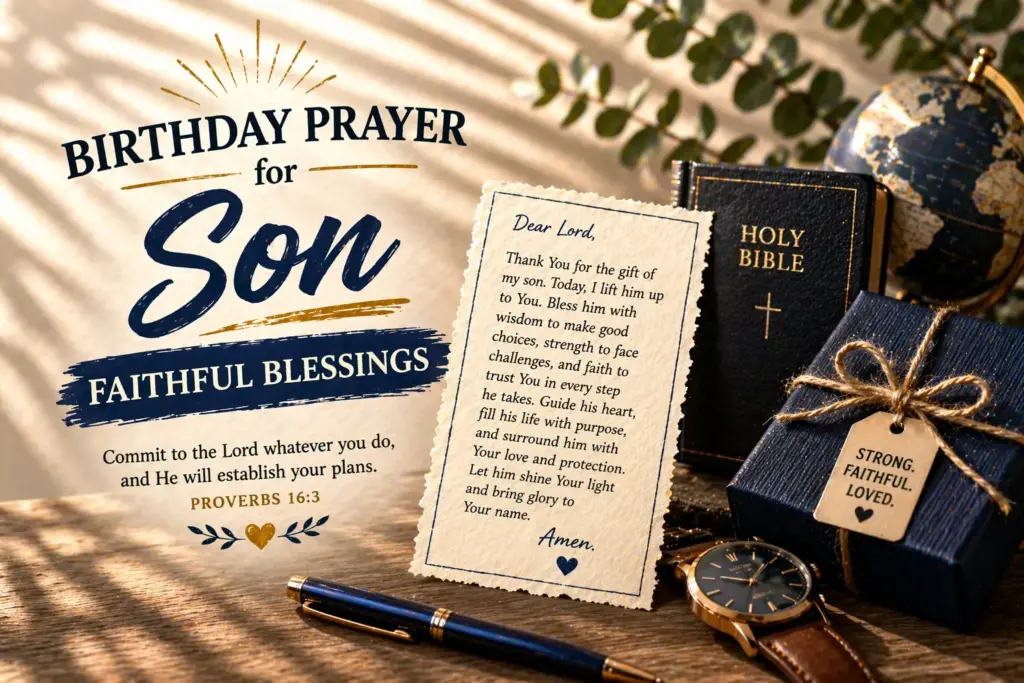 Birthday Prayer for Son – Faithful Blessings