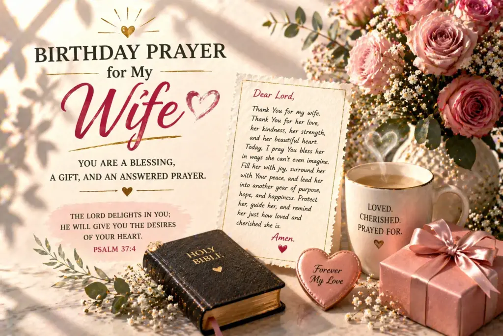 Birthday Prayer for Wife