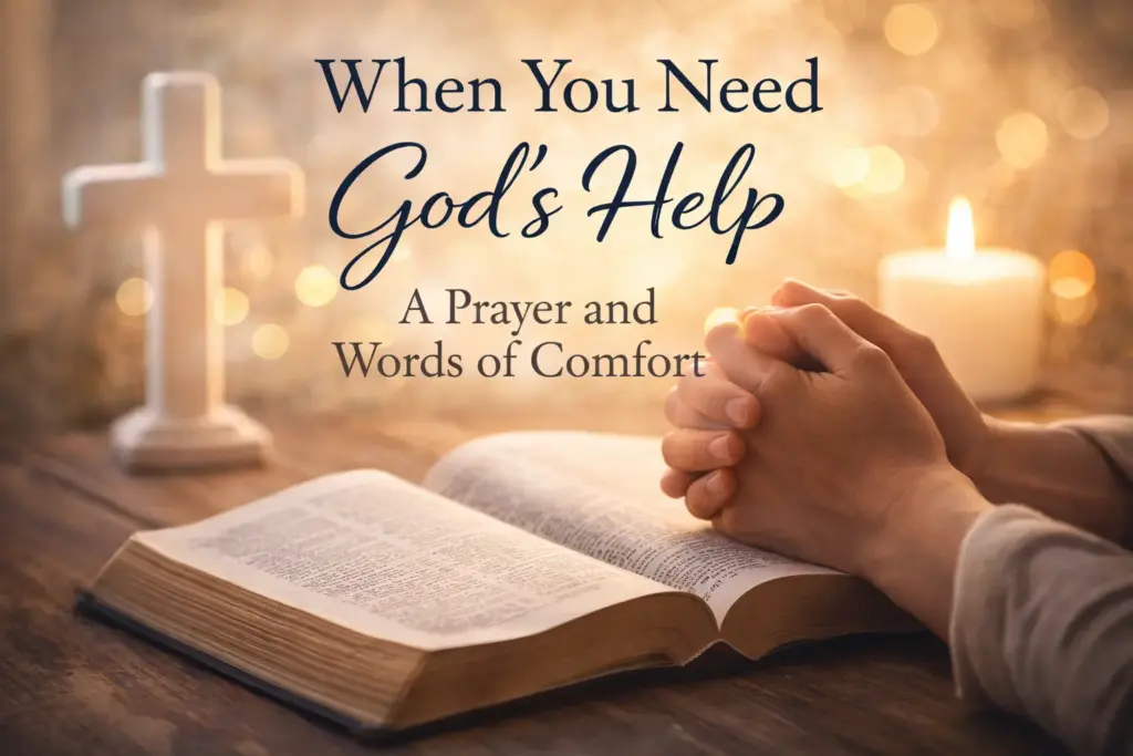 God Help Me Prayer