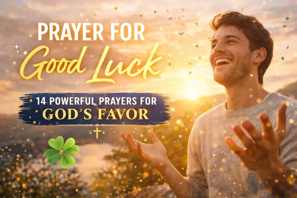 Prayer for Good Luck - 14 Powerful Prayers for God-s Favor-readygotools