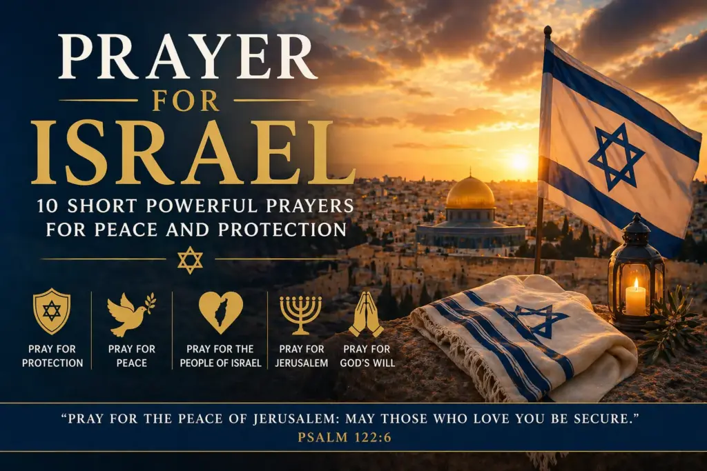 Prayer for Israel - 10 Short Powerful Prayers for Peace and Protection-readygotools