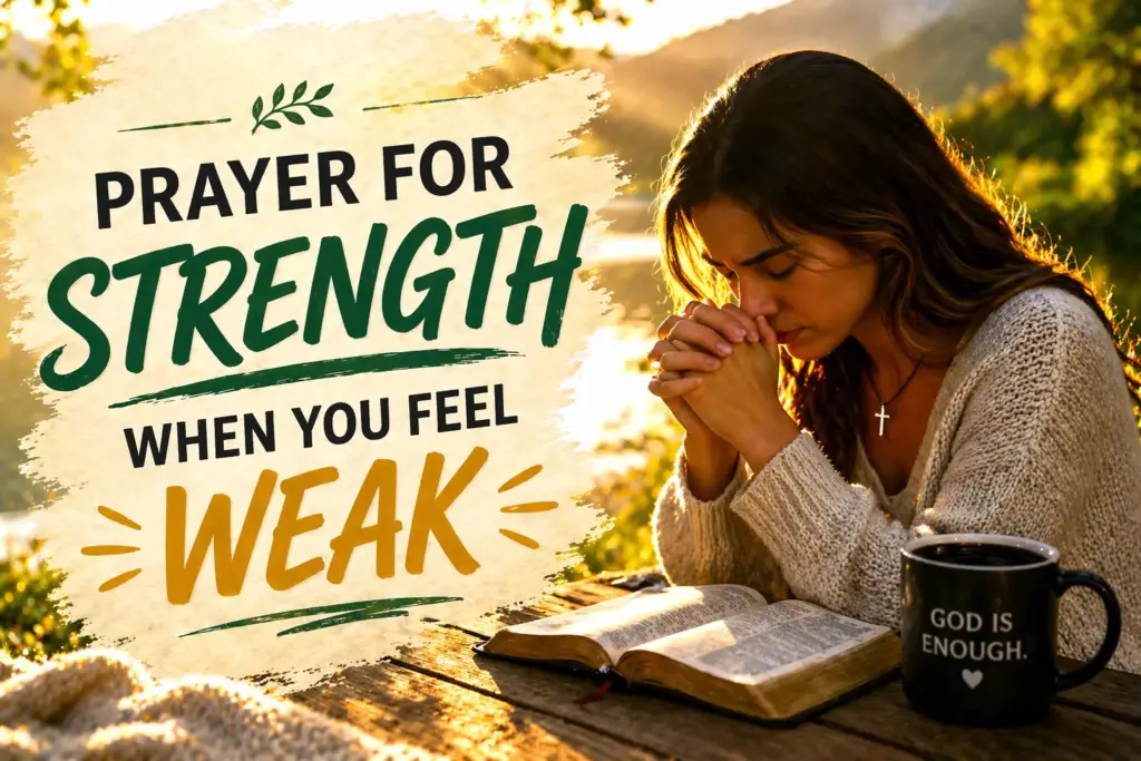 Prayer for Strength When You Feel Weak-readygotools