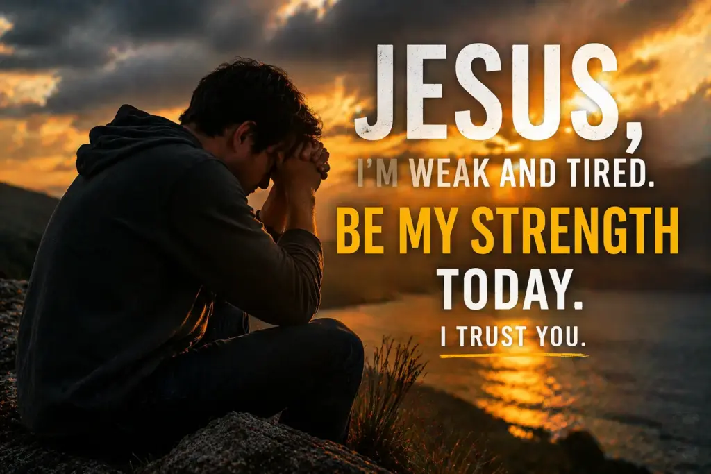 Prayer to Jesus for Strength – When You Feel Weak or Tired