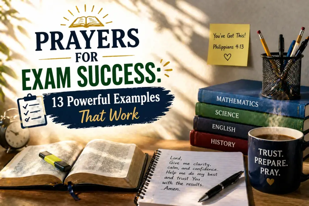 Prayers for Exam Success: 13 Powerful Examples That Work