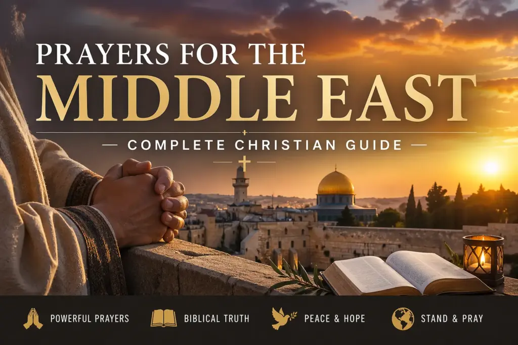 Prayers for the Middle East – Complete Christian Guide