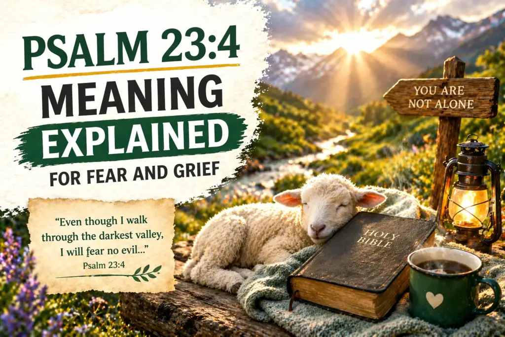 Psalm 23:4 Meaning Explained for Fear and Grief