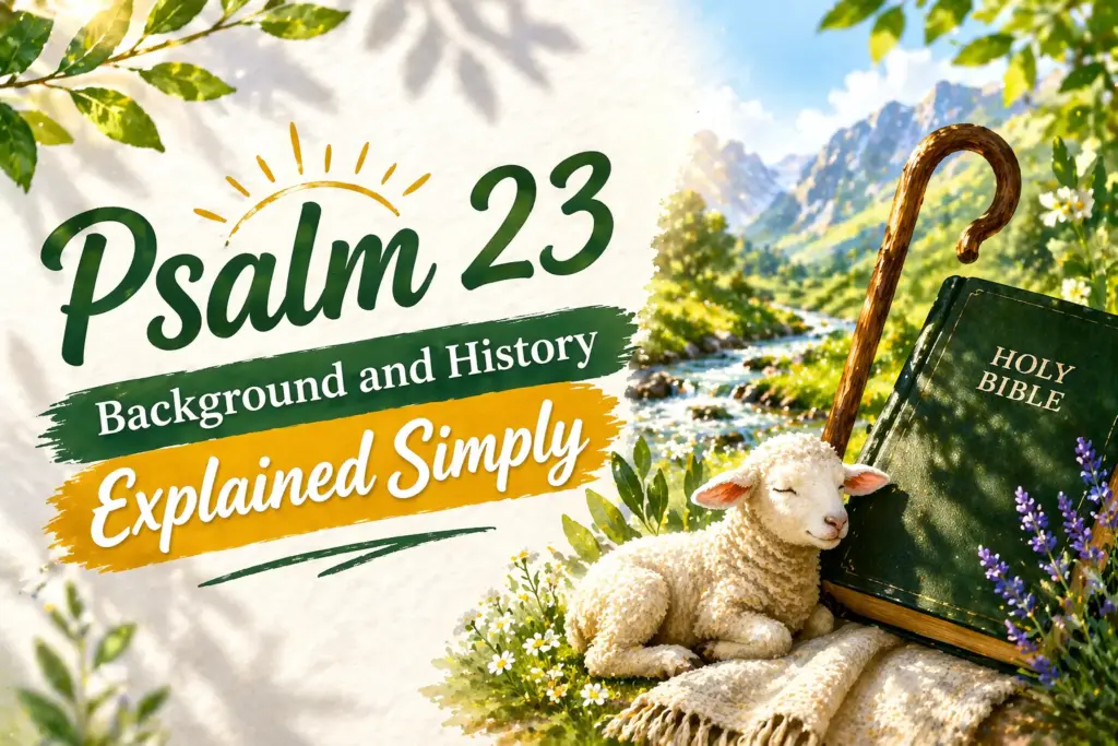 Psalm 23 Background and History Explained Simply