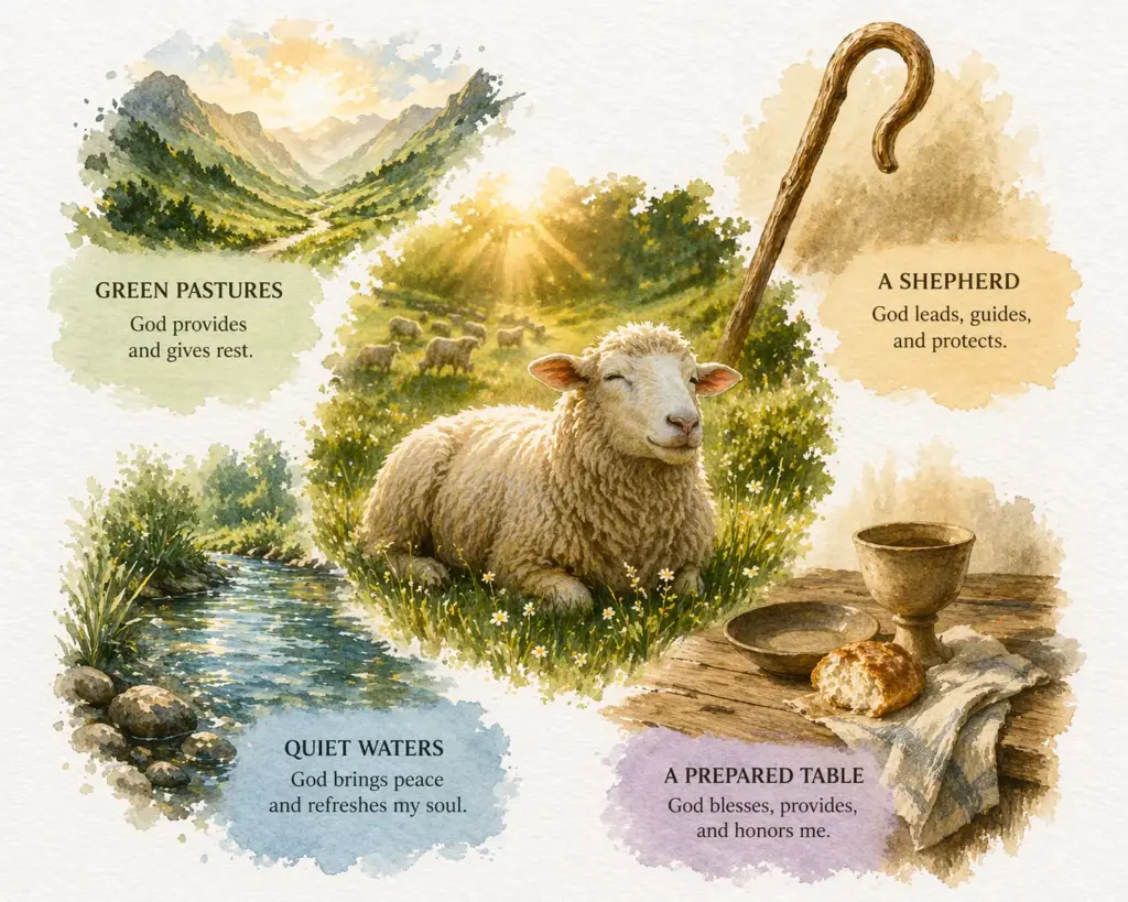 Psalm 23 Symbolism Explained in Simple Language