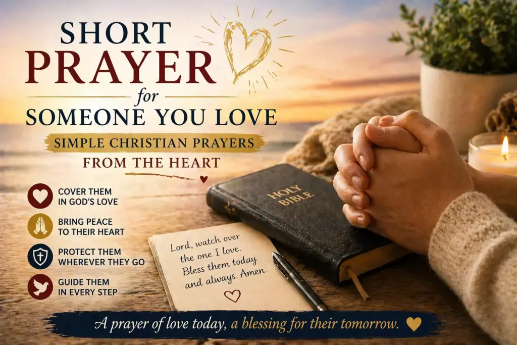 Short Prayer for Someone You Love - Simple Christian Prayers from the Heart-readygotools