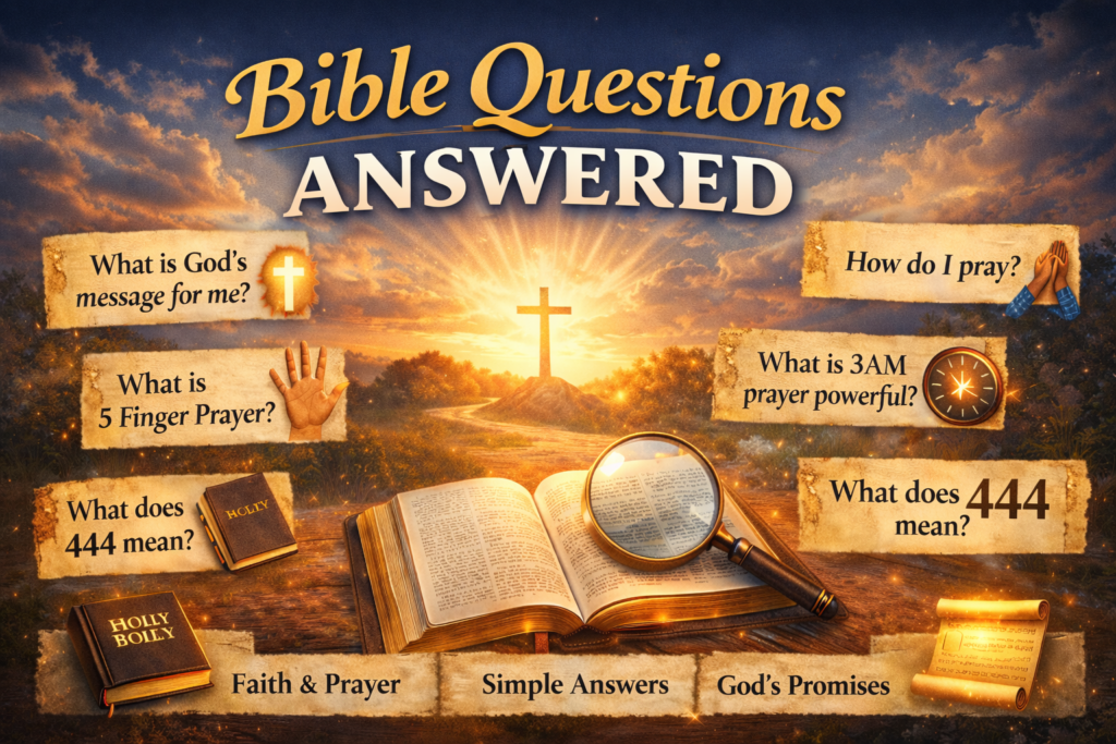 common bible questions